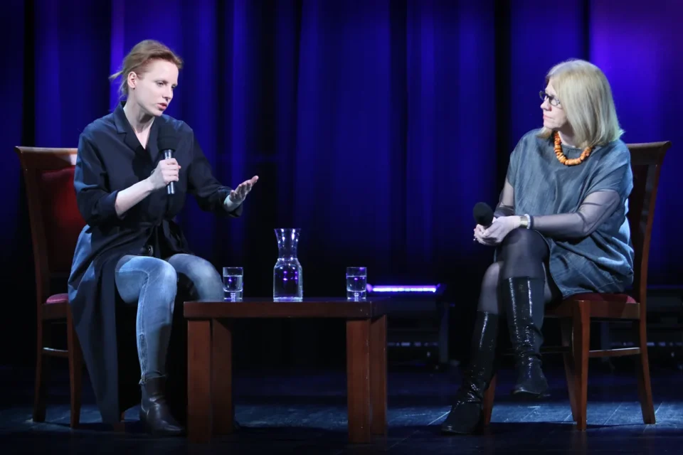 02 03 2015 LUBLIN UL JEZUICKA TEATR STARY KINO W TEATRZE " WALENTYNA " Z UDZIALEM JULII KIJOWSKIEJ FOT WOJCIECH NIESPIALOWSKI / TS