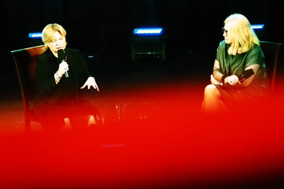 08 06 2015 LUBLIN UL JEZUICKA TEATR STARY KINO W TEATRZE PROWADZENIE: MAGDALENA SENDECKA GOSC: MAGDALENA LAZARKIEWICZ FOT WOJCIECH NIESPIALOWSKI / TS