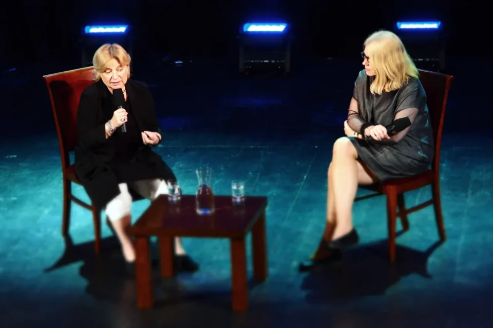 08 06 2015 LUBLIN UL JEZUICKA TEATR STARY KINO W TEATRZE PROWADZENIE: MAGDALENA SENDECKA GOSC: MAGDALENA LAZARKIEWICZ FOT WOJCIECH NIESPIALOWSKI / TS