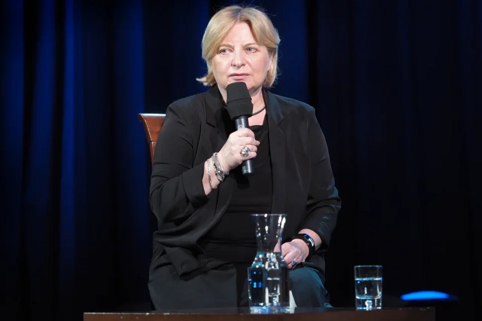 08 06 2015 LUBLIN UL JEZUICKA TEATR STARY KINO W TEATRZE PROWADZENIE: MAGDALENA SENDECKA GOSC: MAGDALENA LAZARKIEWICZ FOT WOJCIECH NIESPIALOWSKI / TS