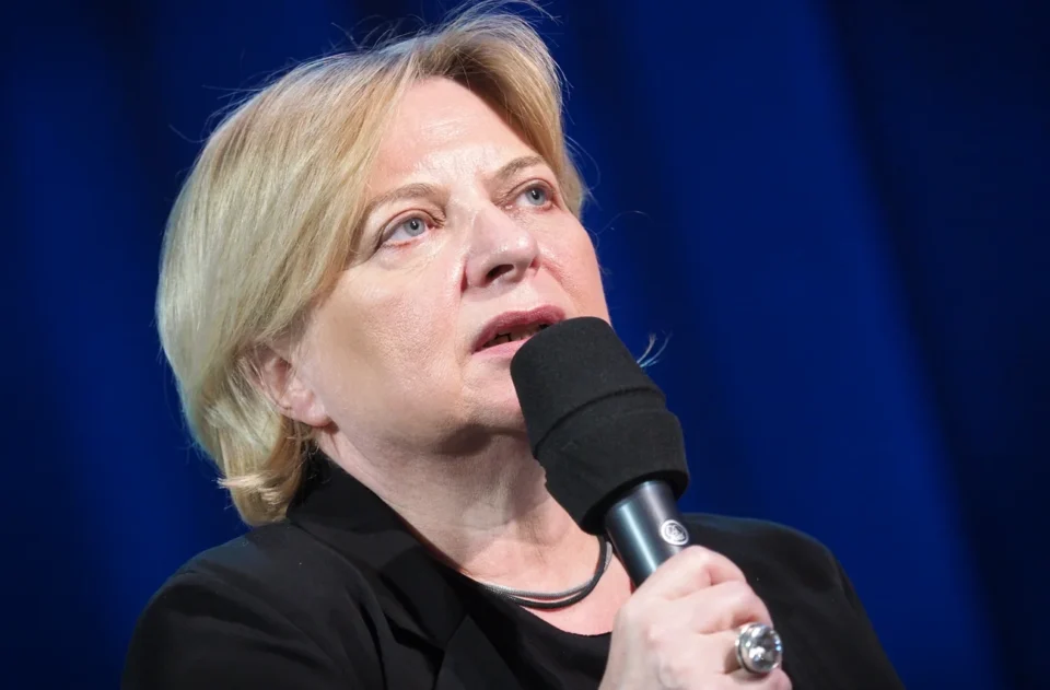 08 06 2015 LUBLIN UL JEZUICKA TEATR STARY KINO W TEATRZE PROWADZENIE: MAGDALENA SENDECKA GOSC: MAGDALENA LAZARKIEWICZ FOT WOJCIECH NIESPIALOWSKI / TS