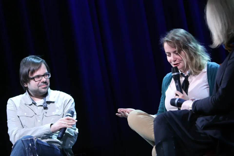 16 02 2015 LUBLIN UL JEZUICKA TEATR STARY KINO W TEATRZE Z UDZIALEM ALEKSANDRY GOWIN I IRENEUSZA GRZYBA FOT WOJCIECH NIESPIALOWSKI / TS