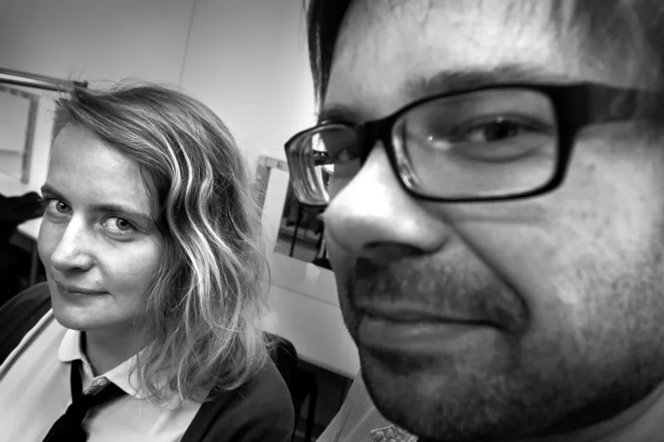 16 02 2015 LUBLIN UL JEZUICKA TEATR STARY KINO W TEATRZE Z UDZIALEM ALEKSANDRY GOWIN I IRENEUSZA GRZYBA FOT WOJCIECH NIESPIALOWSKI / TS