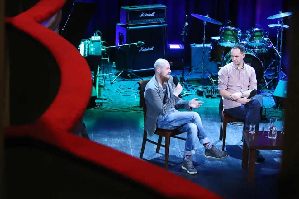 27 02 2015 LUBLIN UL JEZUICKA KINO W TEATRZE STARYM Z MUZYKA NA ZYWO W WYKONANIU ZESPOLU NACZYNIA FOT WOJCIECH NIESPIALOWSKI / TS