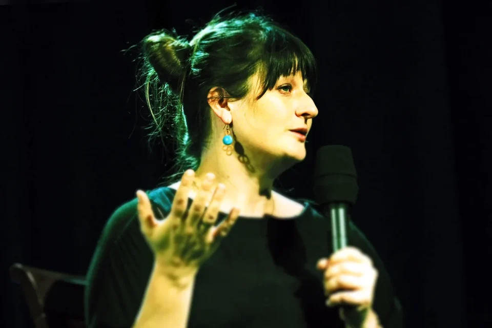 09 05 2016 LUBLIN UL JEZUICKA TEATR STARYKINO W TEATRZE PROWADZENIE: MAGDALENA SENDECKA GOSC: ZUZANNA SOLAKIEWICZ FOT WOJCIECH NIESPIALOWSKI