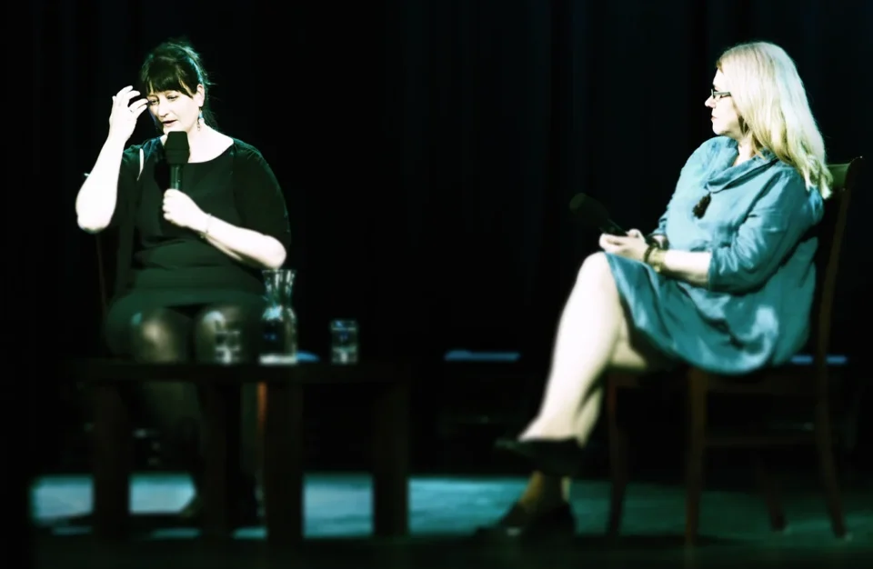 09 05 2016 LUBLIN UL JEZUICKA TEATR STARYKINO W TEATRZE PROWADZENIE: MAGDALENA SENDECKA GOSC: ZUZANNA SOLAKIEWICZ FOT WOJCIECH NIESPIALOWSKI