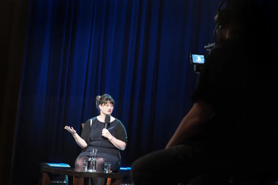 09 05 2016 LUBLIN UL JEZUICKA TEATR STARYKINO W TEATRZE PROWADZENIE: MAGDALENA SENDECKA GOSC: ZUZANNA SOLAKIEWICZ FOT WOJCIECH NIESPIALOWSKI