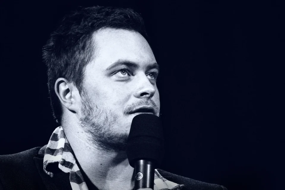 11 04 2016 LUBLIN UL JEZUICKA TEATR STARY KINO W TEATRZE PROWADZENIE: MAGDALENA SENDECKA GOSC: TOMASZ SCHUCHARDT FOT WOJCIECH NIESPIALOWSKI / TS