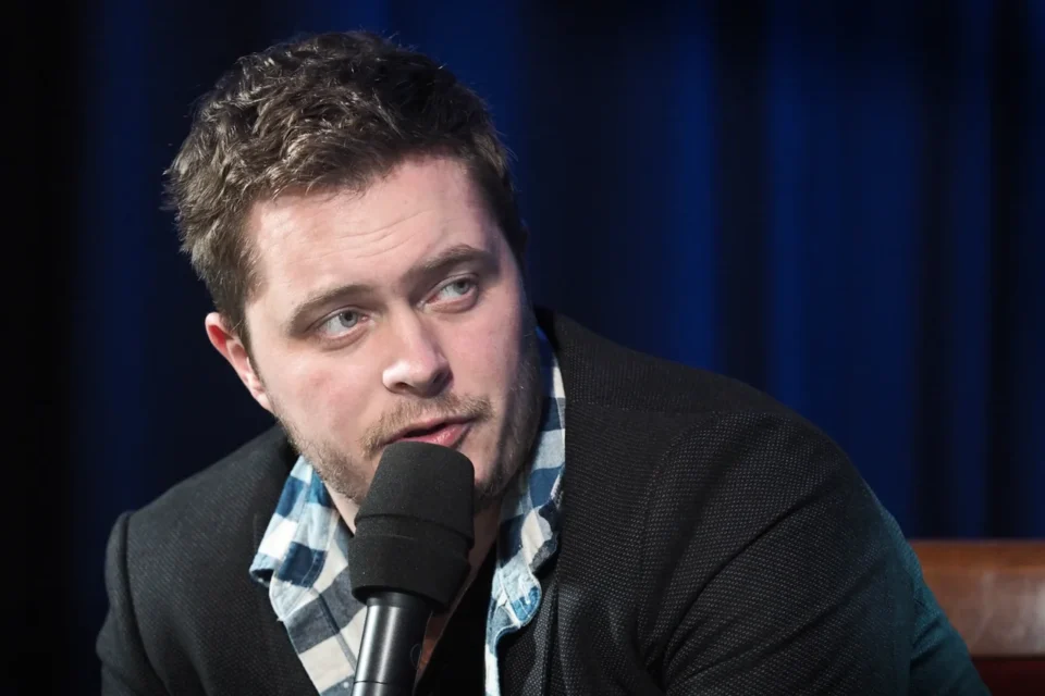 11 04 2016 LUBLIN UL JEZUICKA TEATR STARY KINO W TEATRZE PROWADZENIE: MAGDALENA SENDECKA GOSC: TOMASZ SCHUCHARDT FOT WOJCIECH NIESPIALOWSKI / TS