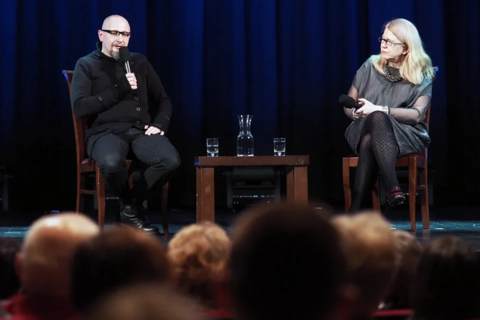 15 02 2016 LUBLIN UL JEZUICKA TEATR STARY KINO W TEATRZE MAGDALENA SENDECKA I MARCIN KOT BASTKOWSKI FOT WOJCIECH NIESPIALOWSKI / TS