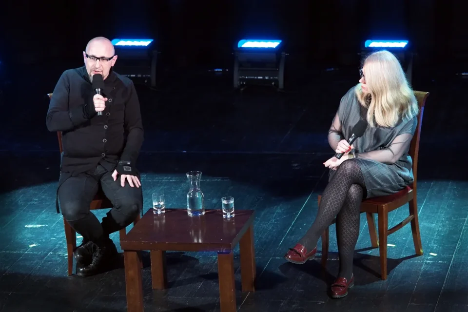 15 02 2016 LUBLIN UL JEZUICKA TEATR STARY KINO W TEATRZE MAGDALENA SENDECKA I MARCIN KOT BASTKOWSKI FOT WOJCIECH NIESPIALOWSKI / TS