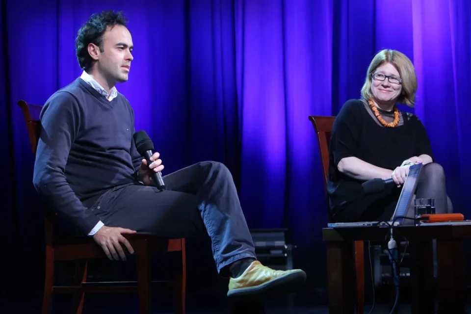 20 10 2014 LUBLIN UL JEZUICKA TEATR STARY KINO W TEATRZE CUDZE LISTY I USLYSZCIE MOJ KRZYK FOT WOJCIECH NIESPIALOWSKI / TS