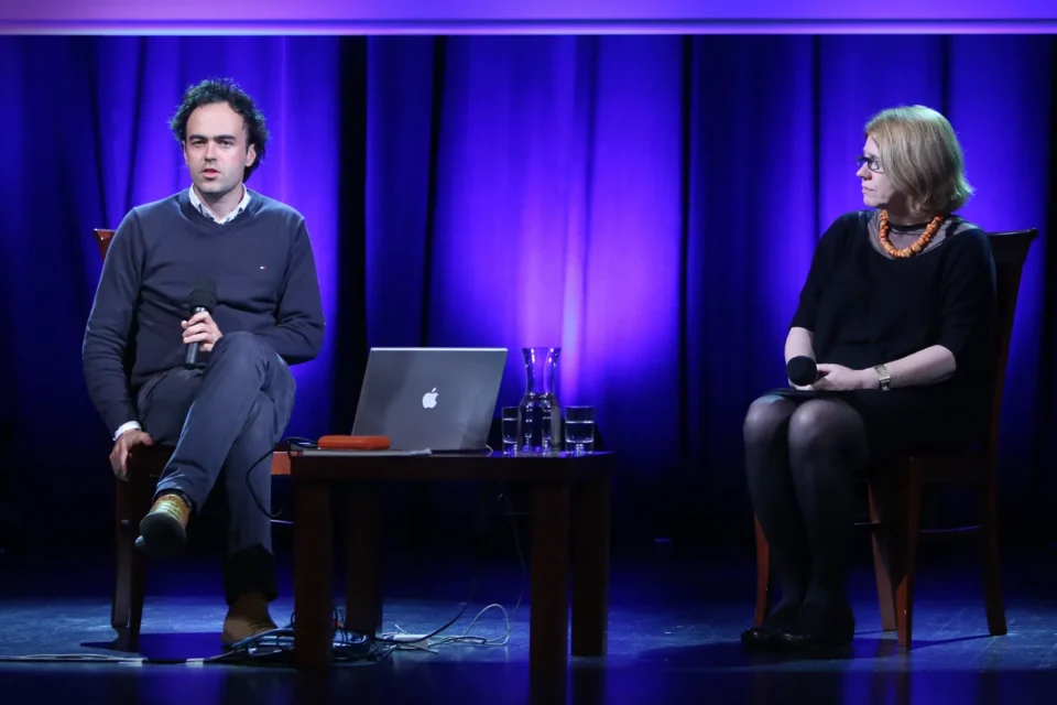 20 10 2014 LUBLIN UL JEZUICKA TEATR STARY KINO W TEATRZE CUDZE LISTY I USLYSZCIE MOJ KRZYK FOT WOJCIECH NIESPIALOWSKI / TS