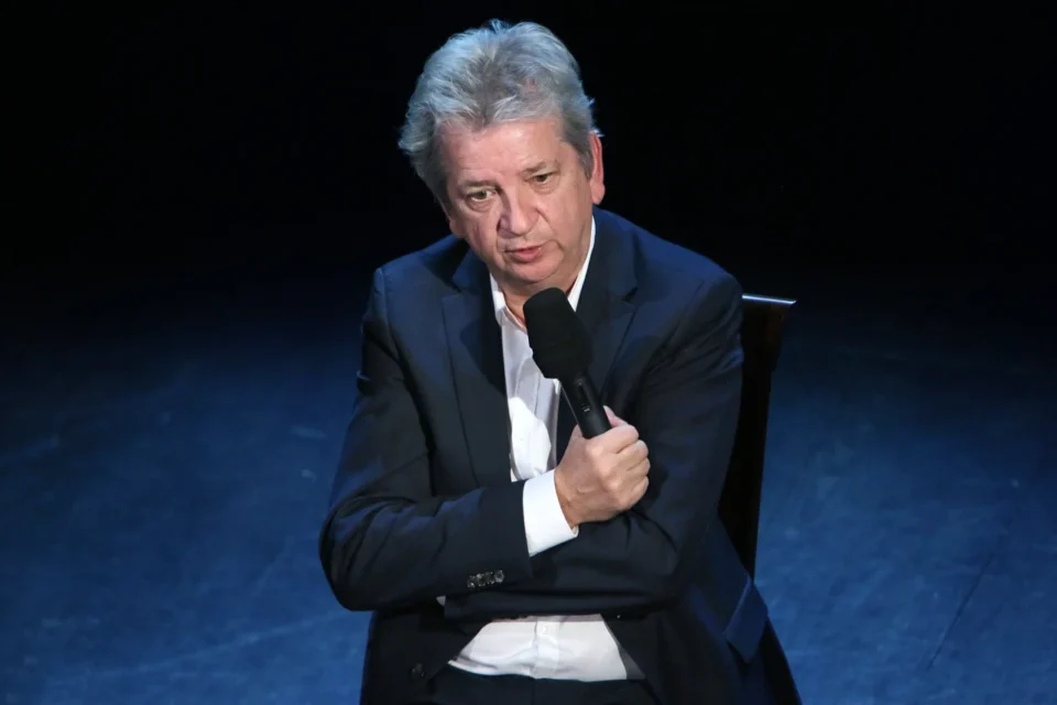 21 10 2013 LUBLIN UL JEZUICKA TEATR STARY KINO W TEATRZE STARYM SPOTKANIE Z TWORCAMI FILMU AMBASSADA - JULIUSZEM MACHULSKIM