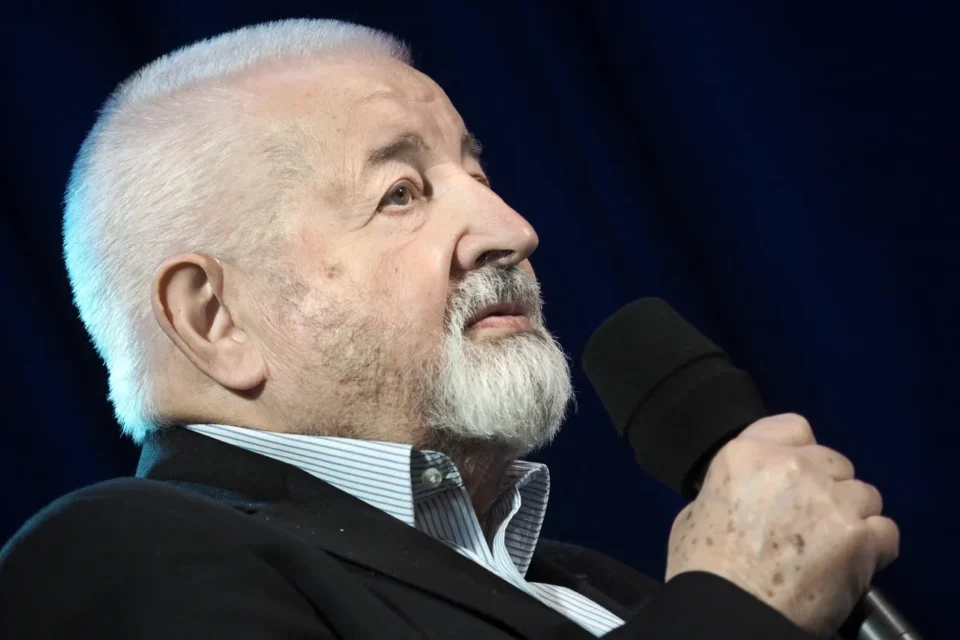 22 02 2016 LUBLIN UL JEZUICKA TEATR STARY KINO W TEATRZE PROWADZENIE MAGDALENA SENDECKA GOSC JANUSZ MAJEWSKI FOT DOROTA AWIORKO