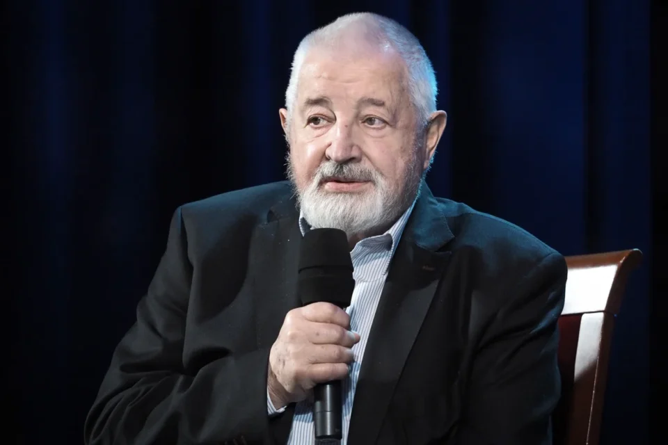 22 02 2016 LUBLIN UL JEZUICKA TEATR STARY KINO W TEATRZE PROWADZENIE MAGDALENA SENDECKA GOSC JANUSZ MAJEWSKI FOT DOROTA AWIORKO