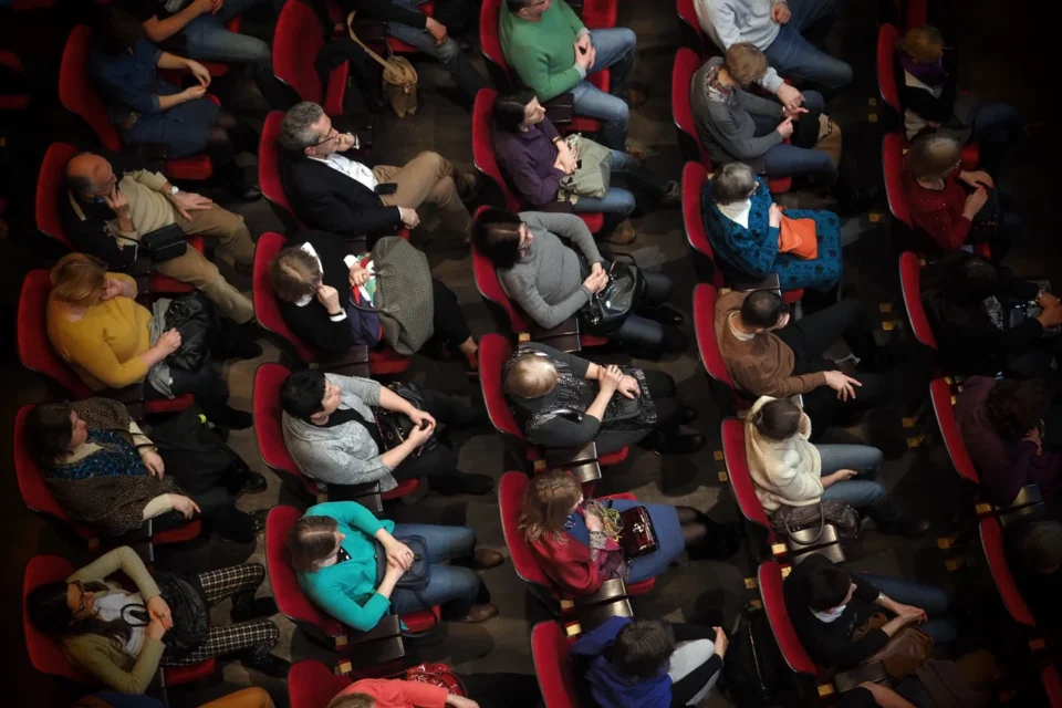 22 02 2016 LUBLIN UL JEZUICKA TEATR STARY KINO W TEATRZE PROWADZENIE MAGDALENA SENDECKA GOSC JANUSZ MAJEWSKI FOT DOROTA AWIORKO