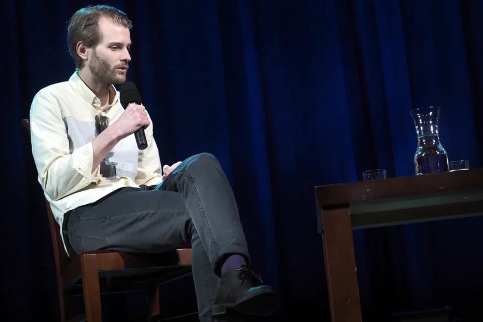 29 02 2016 LUBLIN UL JEZUICKA TEATR STARY KINO W TEATRZE STARYM ROZMOWA Z MAGNUSEM VON HORNEM FOT WOJCIECH NIESPIALOWSKI / TS