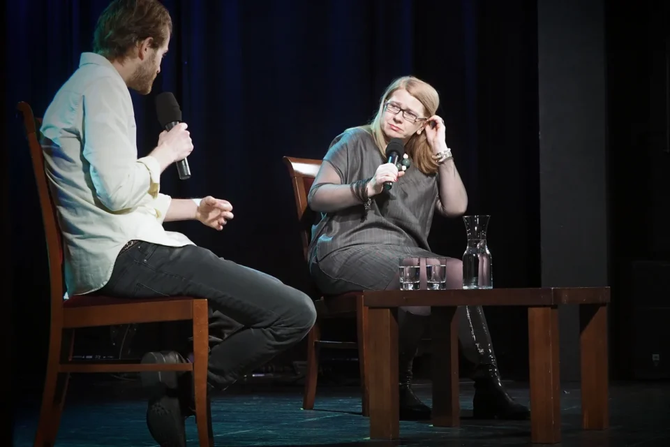 29 02 2016 LUBLIN UL JEZUICKA TEATR STARY KINO W TEATRZE STARYM ROZMOWA Z MAGNUSEM VON HORNEM FOT WOJCIECH NIESPIALOWSKI / TS