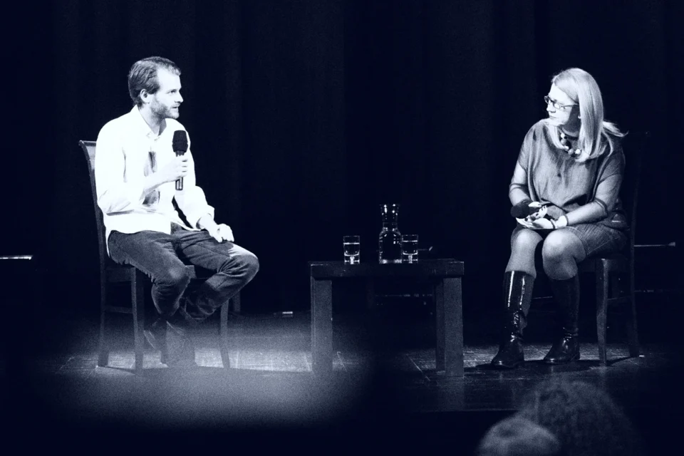 29 02 2016 LUBLIN UL JEZUICKA TEATR STARY KINO W TEATRZE STARYM ROZMOWA Z MAGNUSEM VON HORNEM FOT WOJCIECH NIESPIALOWSKI / TS