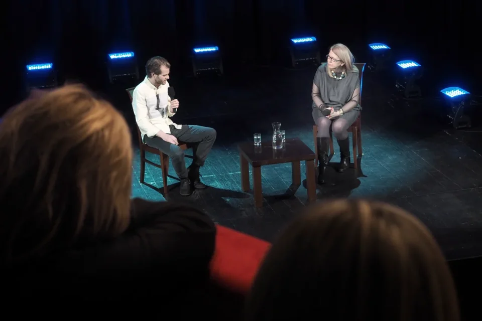 29 02 2016 LUBLIN UL JEZUICKA TEATR STARY KINO W TEATRZE STARYM ROZMOWA Z MAGNUSEM VON HORNEM FOT WOJCIECH NIESPIALOWSKI / TS