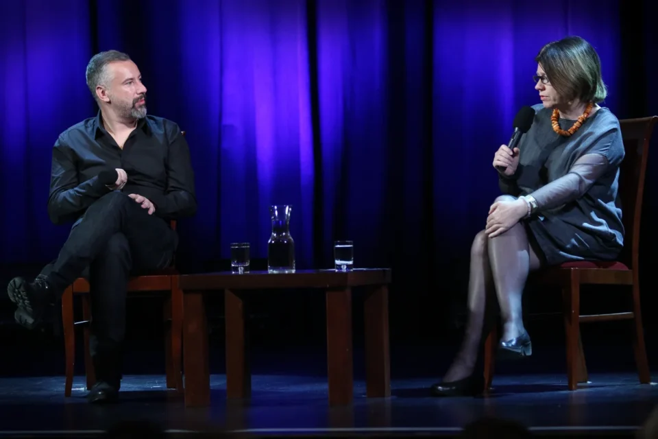 29 09 2014 LUBLIN UL JEZUICKA TEATR STARY KINO W TEATRZE STARYM GOSCIEM MAGDALENY SENDECKIEJ BYL PIOTR SLIWOWSKI FOT WOJCIECH NIESPIALOWSKI / TS