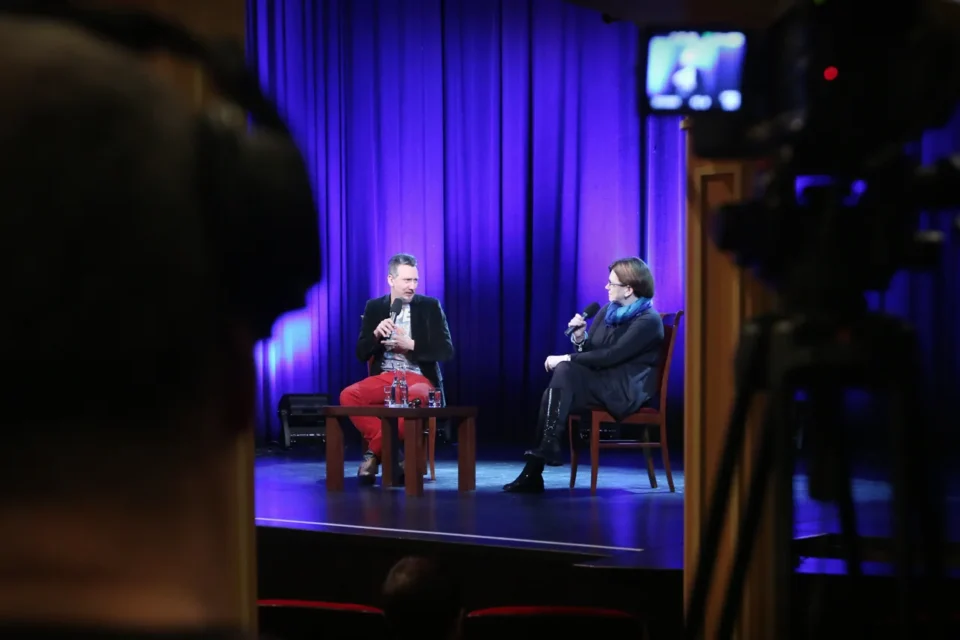 03 03 2014 LUBLIN UL JEZUICKA TEATR STARY KINO W TEATRZE GOSCIEM MAGDALENY SENDECKIEJ BYL BODO KOX FOT WOJCIECH NIESPIALOWSKI / TS