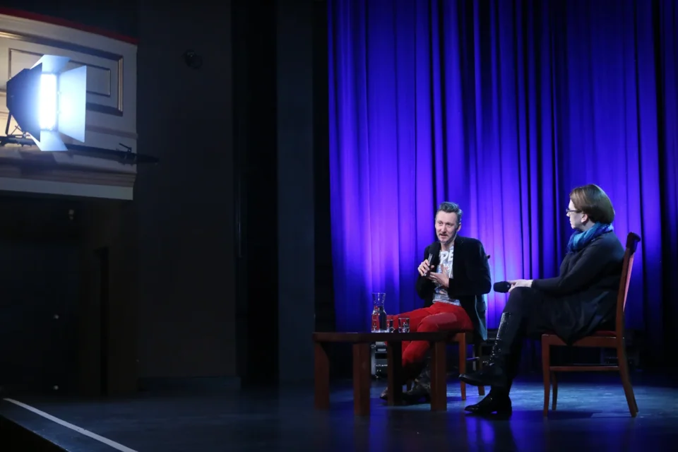 03 03 2014 LUBLIN UL JEZUICKA TEATR STARY KINO W TEATRZE GOSCIEM MAGDALENY SENDECKIEJ BYL BODO KOX FOT WOJCIECH NIESPIALOWSKI / TS