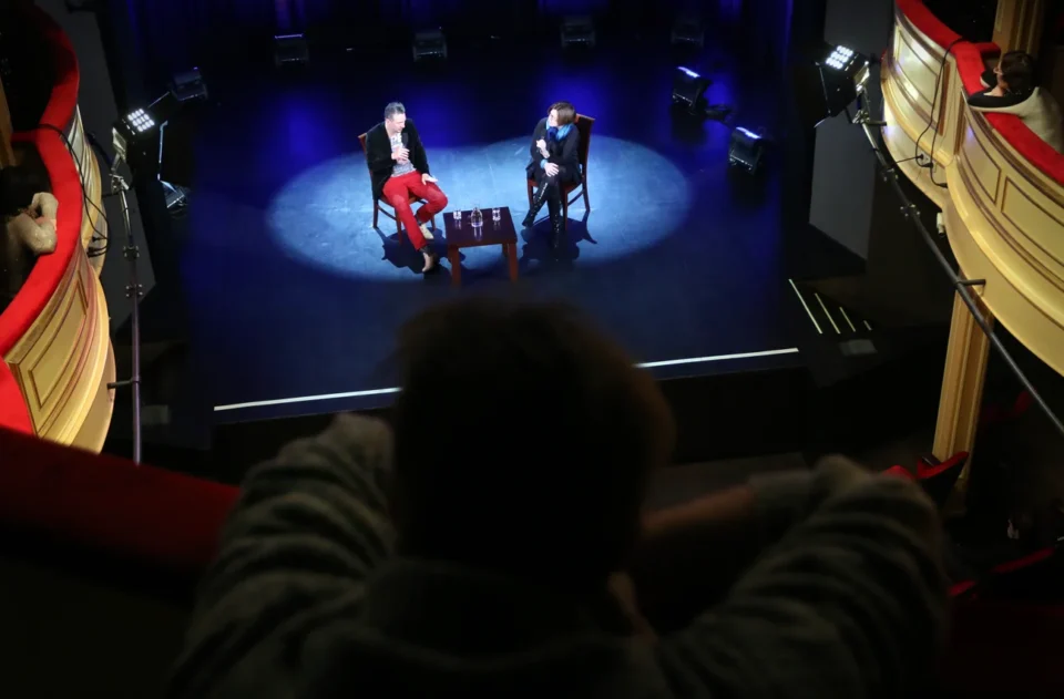 03 03 2014 LUBLIN UL JEZUICKA TEATR STARY KINO W TEATRZE GOSCIEM MAGDALENY SENDECKIEJ BYL BODO KOX FOT WOJCIECH NIESPIALOWSKI / TS