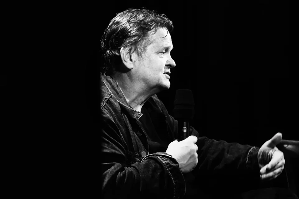 OLYMPUS DIGITAL CAMERA          03 11 2015 TEATR STARY BITWA O KULTURE GOSC JAROSLAW MIKOLAJEWSKI PROWADZENIE GRAZYNA LUTOSLAWSKA FOT DOROTA AWIORKO