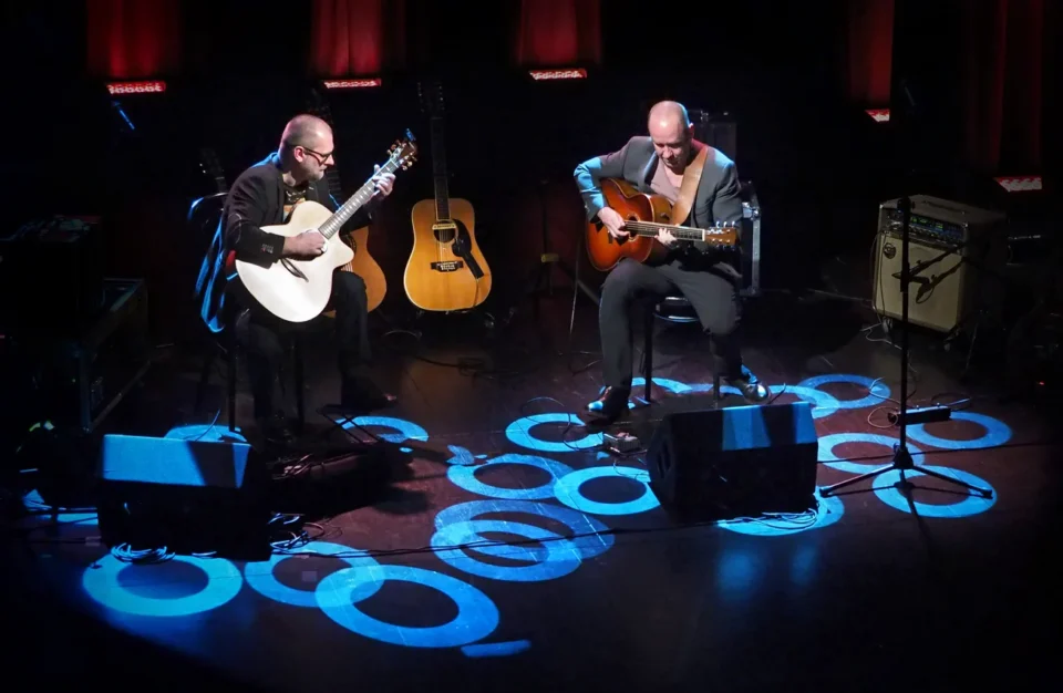 20 04 2016 LUBLIN UL JEZUICKA TEATR STARY KONCERT  " CELULOID " - MAREK NAPIORKOWSKI I ARTUR LESICKI FOT WOJCIECH NIESPIALOWSKI / TS
