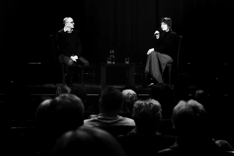 OLYMPUS DIGITAL CAMERA          15 03 2016 BITWA O LITERATURE PROWADZENIE GRAZYNA LUTOSLAWSKA GOSC MICHAL OGOREK FOT DOROTA AWIORKO