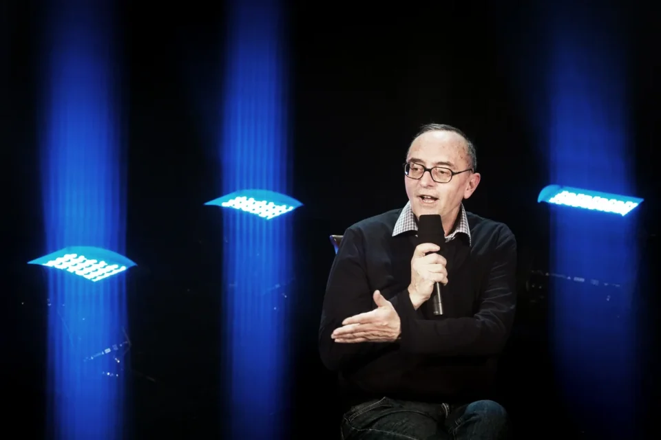 OLYMPUS DIGITAL CAMERA          15 03 2016 BITWA O LITERATURE PROWADZENIE GRAZYNA LUTOSLAWSKA GOSC MICHAL OGOREK FOT DOROTA AWIORKO