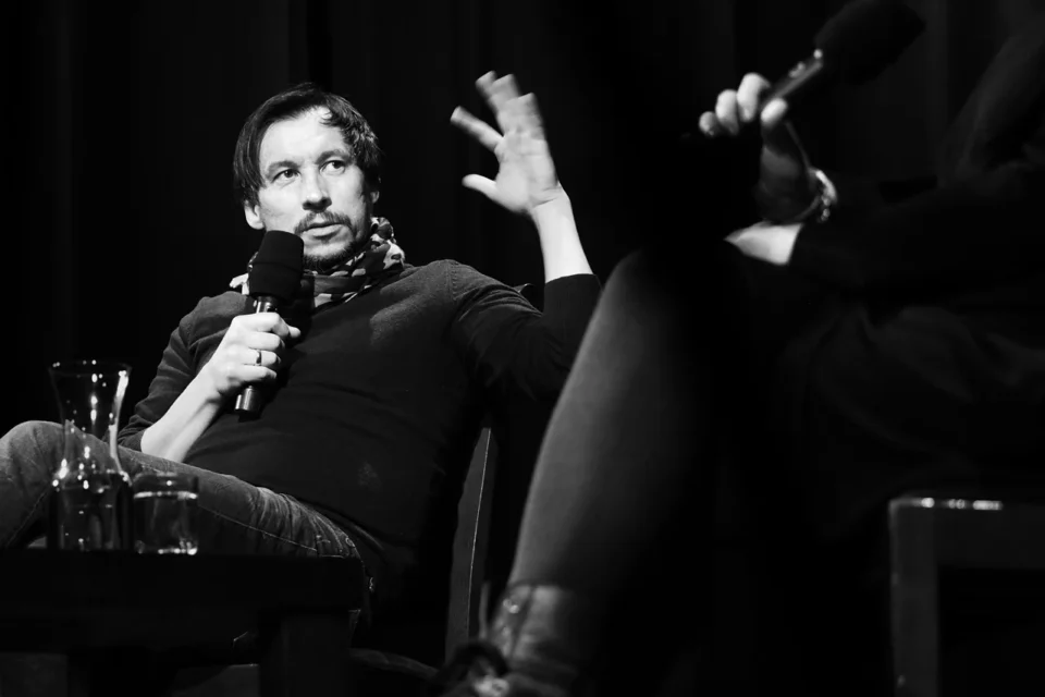 20 02 2017 LUBLIN UL JEZUICKA TEAT STARY KINO W TEATRZE PROWADZENIE MAGDA SENDECKA GOSC  Mirosław Haniszewski FOT DOROTA AWIORKO