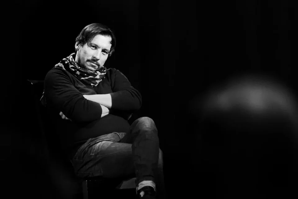 20 02 2017 LUBLIN UL JEZUICKA TEAT STARY KINO W TEATRZE PROWADZENIE MAGDA SENDECKA GOSC  Mirosław Haniszewski FOT DOROTA AWIORKO