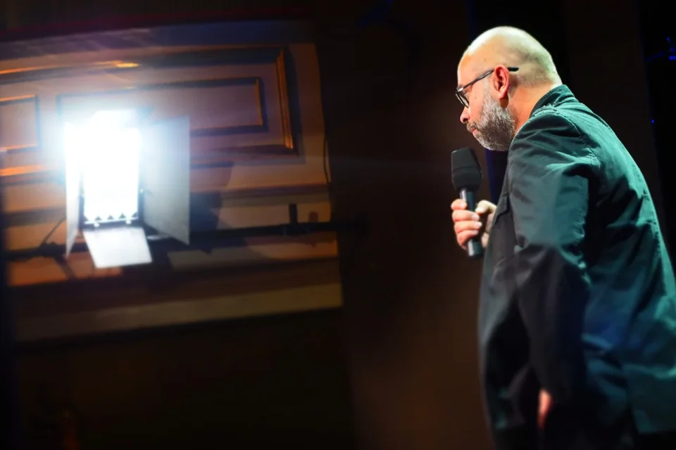 04 10 2016 LUBLIN UL JEZUICKA TEATR STARY BITWA O KULTURE Z UDZIALEM DANIELA WYSZOGRODZKIEGO FOT WOJCIECH NIESPIALOWSKI