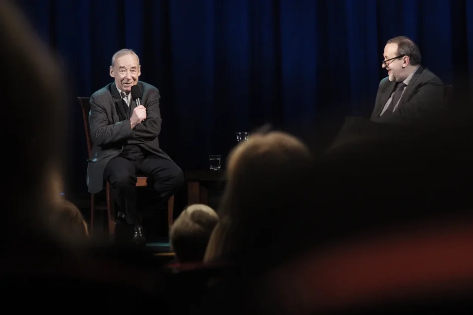 OLYMPUS DIGITAL CAMERA          28 03 2017 LUBLIN UL JEZUICKA TEAT STARY BITWA O KULTURE gosc Andrzej Paczkowski prowadzenie Jerzy Sosnowski FOT DOROTA AWIORKO