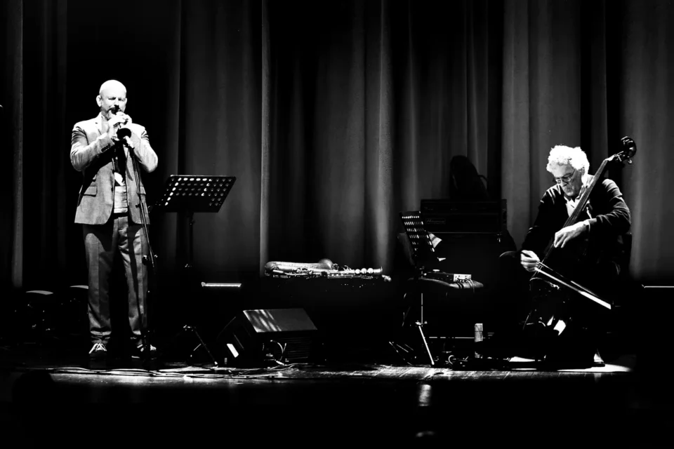 OLYMPUS DIGITAL CAMERA          02 03 2016 LUBLIN TEATR STARY Adam Pieronczyk / Miroslav Vitous FOT DOROTA AWIORKO