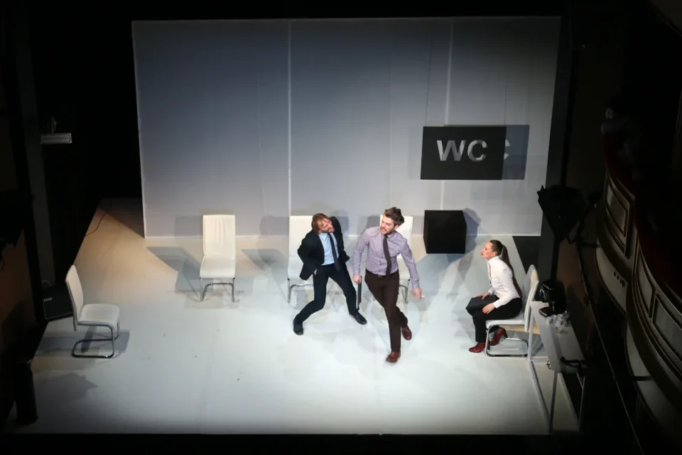 28 02 2015 LUBLIN UL JEZUICKA TEATR STARY " POSTRZAL " SZTUKA NA WYNOS - KRAKOW FOT WOJCIECH NIESPIALOWSKI / TS