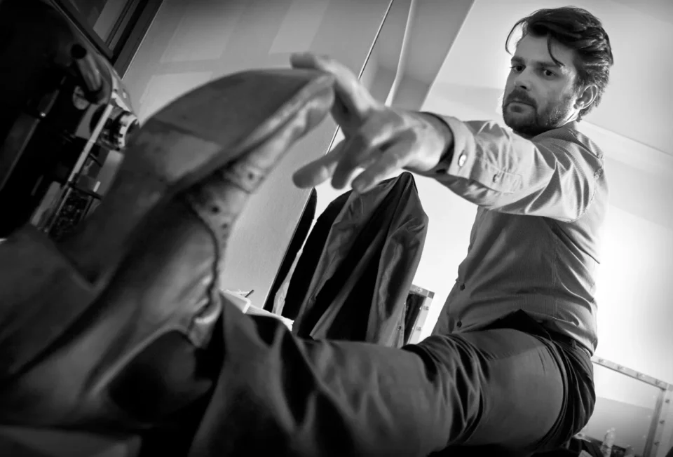 28 02 2015 LUBLIN UL JEZUICKA TEATR STARY " POSTRZAL " SZTUKA NA WYNOS - KRAKOW FOT WOJCIECH NIESPIALOWSKI / TS