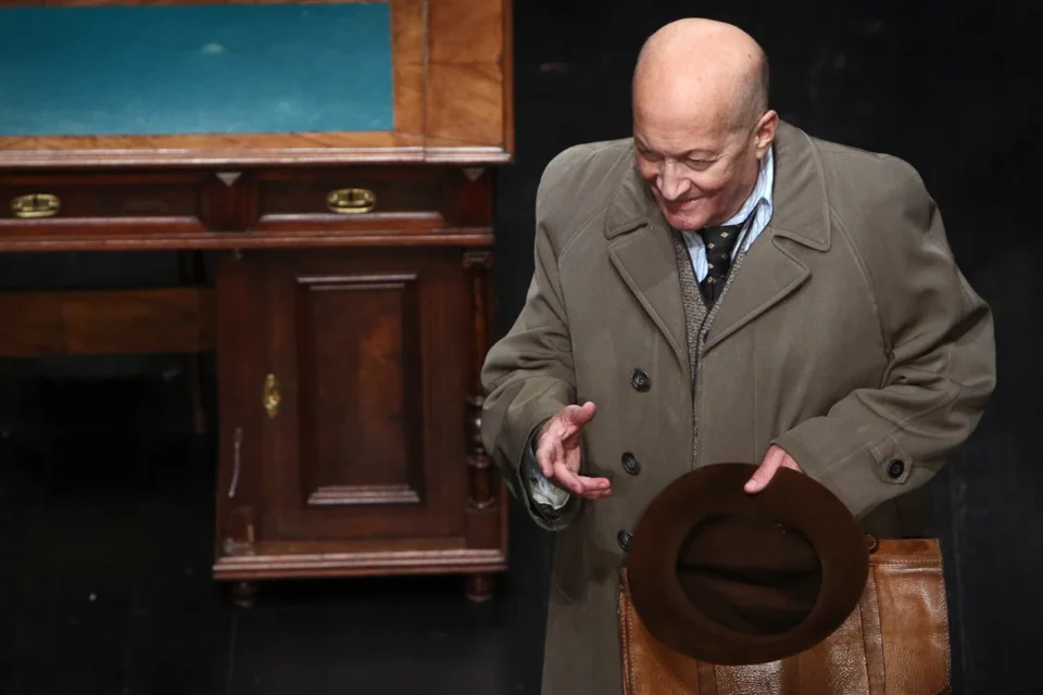 05 10 2014 LUBLIN UL JEZUICKA TEATR STARY PRZEDSTAWIENIE WOJCIECHA PSZONIAKA PT BELFER FOT WOJCIECH NIESPIALOWSKI / TS