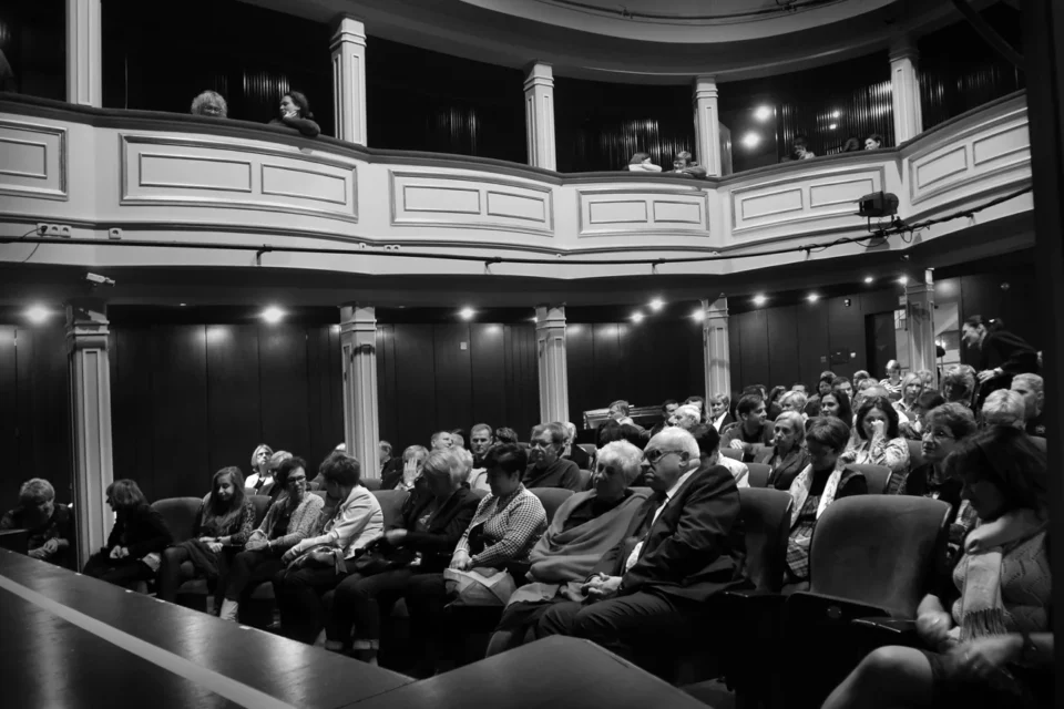 05 10 2014 LUBLIN UL JEZUICKA TEATR STARY PRZEDSTAWIENIE WOJCIECHA PSZONIAKA PT BELFER FOT WOJCIECH NIESPIALOWSKI / TS