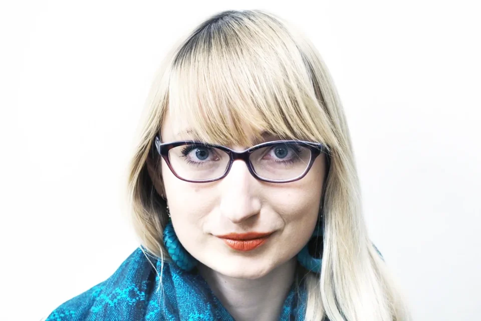 15 12 2015 TEATR STARY BITWA O LITERATURE TEMAT MIEDZY SWIATEM A ALBANIA GOSC MALGOTRZATA REJMER PROWADZENIE LUKASZ DREWNIAK FOT DOROTA AWIORKO