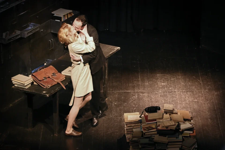 20 02 2015 LUBLIN UL JEZUICKA TEATR STARY PRZEDSTAWIENIE PT RZECZ O BANALNOSCI MILOSCI - TEATR DRAMATYCZNY W WARSZAWIE FOT WOJCIECH NIESPIALOWSKI / TS