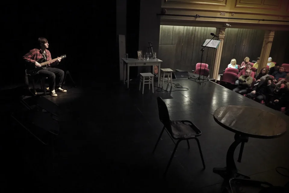 23 01 2016 LUBLIN UL JEZUICKA TEATR STARY „ SASIEDZI " TEATR BARAKAH / KRAKOW FOT WOJCIECH NIESPIALOWSKI / TS