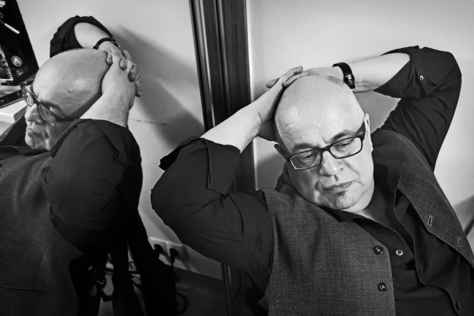 24 03 2017 LUBLIN UL JEZUICKA TEATR STARY SCENARIUSZ DLA 3 AKTOROW BOGUSLAWA SCHAEFFERA WG MIKOLAJA GRABOWSKIEGO TEATR KOREZ / KATOWICE FOT WOJCIECH NIESPIALOWSKI