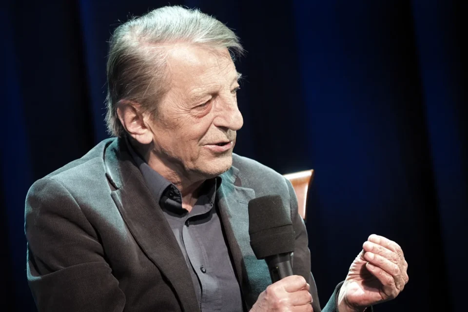 09 04 2015 LUBLIN UL JEZUICKA TEATR STARY TEATR TELEWIZJI " SEDZIOWIE " ROZMOWA PO SPEKTAKLU PROWADZENIE: WOJCIECH MAJCHEREK GOSCIE: STANISLAW RADWAN I DOROTA SEGDA FOT WOJCIECH NIESPIALOWSKI / TS