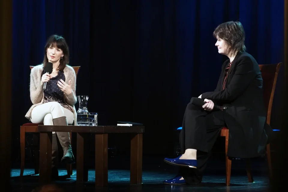 OLYMPUS DIGITAL CAMERA          01 03 2016 BITWA O KULTURE PROWADZENIE GRAŻYNA LUTOSLAWSKA GOSC Malgorzata Sobieszczak - Marciniak FOT DOROTA AWIORKO