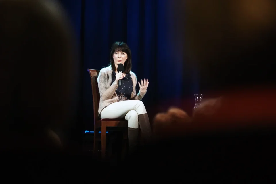 OLYMPUS DIGITAL CAMERA          01 03 2016 BITWA O KULTURE PROWADZENIE GRAŻYNA LUTOSLAWSKA GOSC Malgorzata Sobieszczak - Marciniak FOT DOROTA AWIORKO