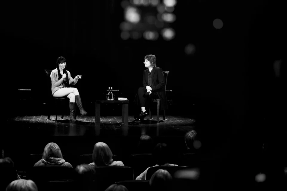 OLYMPUS DIGITAL CAMERA          01 03 2016 BITWA O KULTURE PROWADZENIE GRAŻYNA LUTOSLAWSKA GOSC Malgorzata Sobieszczak - Marciniak FOT DOROTA AWIORKO